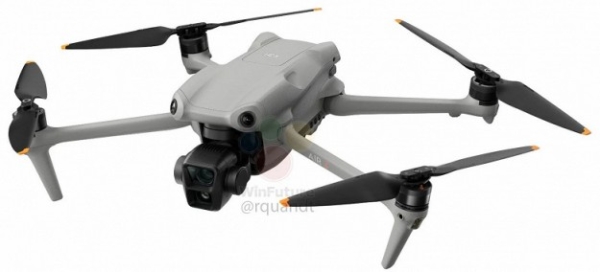 Новый компактный дрон DJI Air 3 позирует на качественных изображениях
