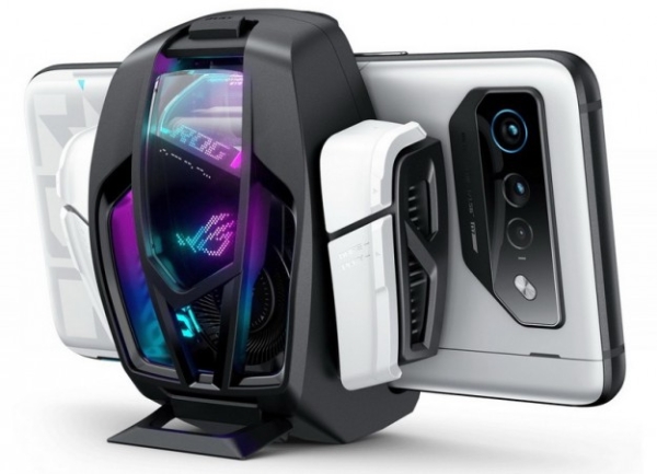 Ігровий смартфон ASUS ROG Phone 7 Pro з'явився на зображеннях із зовнішнім активним кулером