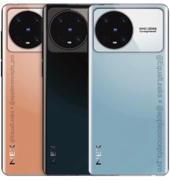Смартфон Vivo NEX 5 показался на изображениях с большим отверстием в экране под камеру