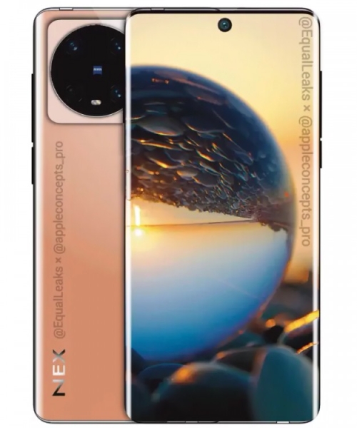 Смартфон Vivo NEX 5 показался на изображениях с большим отверстием в экране под камеру