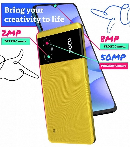 Опубликованы качественные изображения Poco M4 5G