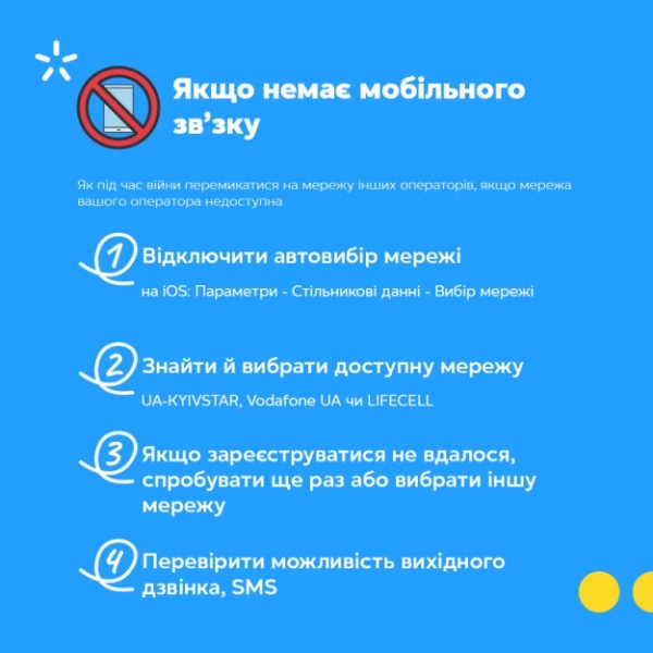 Що робити, якщо телефон втратив мережу мобільного оператора?