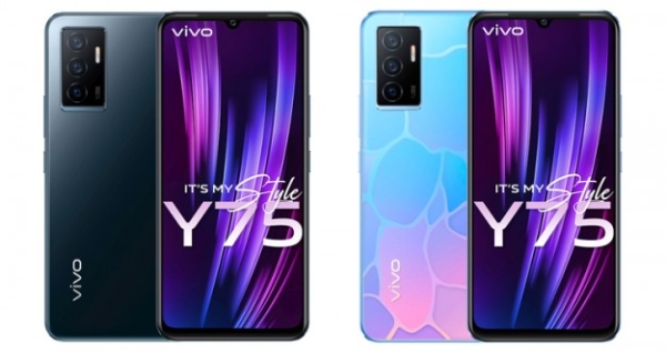 Анонсовано смартфон Vivo Y75 4G з 44-Мп фронтальною камерою та чіпом Helio G96