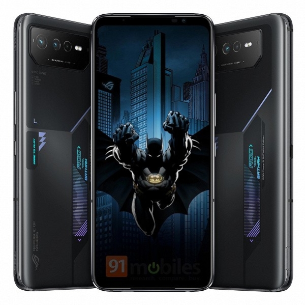 Показали перше зображення смартфона Asus ROG Phone 6 Batman Edition