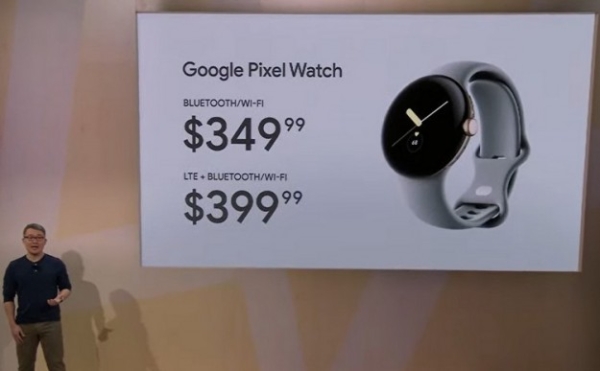 Google представила розумний годинник Pixel Watch — круглий, компактний, за ціною від $350