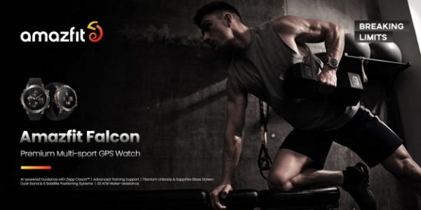 Представлені преміальні надзахищені годинники Amazfit Falcon: AMOLED, титан, сапфір, 20ATM, SpO2, GPS