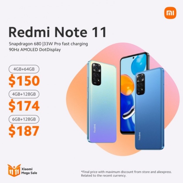 POCO і Xiaomi на Фестивалі знижок Aliexpress 11.11: потужні смартфони від $149 - POCO M5 і X4 Pro 5G, Redmi Note 11 і Note 10 Pro