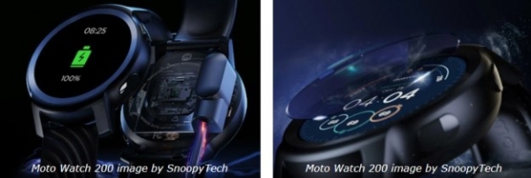 У мережу просочилися зображення смарт-годинника Moto Watch 200
