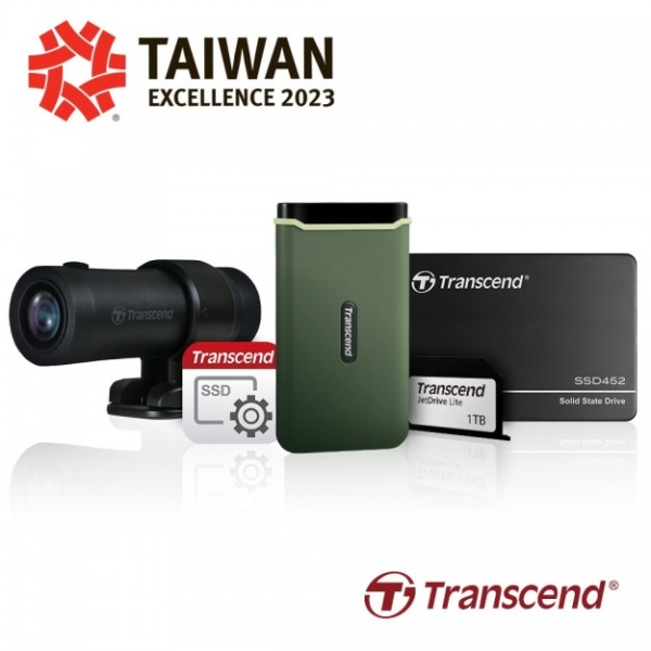 5 продуктів Transcend отримали нагороди Taiwan Excellence Award 2023