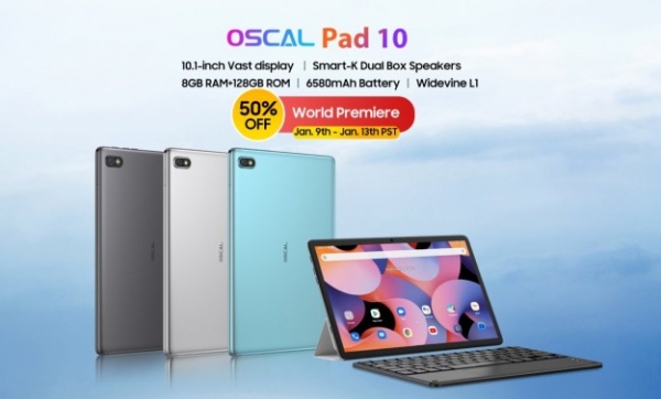 Знижка 50%! OSCAL представляє планшет Pad 10 за $129,99