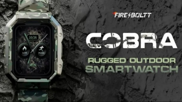 Представлена модель Fire-Boltt Cobra - брутальные защищённые умные часы всего за $43