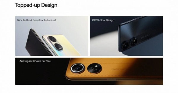 OPPO Reno 8T 5G позирует на официальных изображениях: 120 Гц, 108 Мп, 4800 мАч и 67 Вт