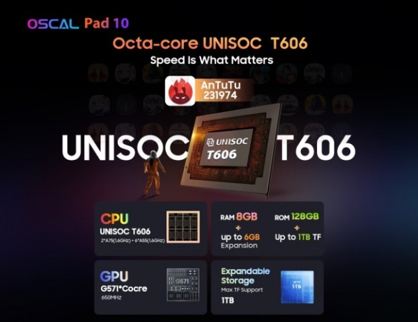 Знижка 50%! OSCAL представляє планшет Pad 10 за $129,99