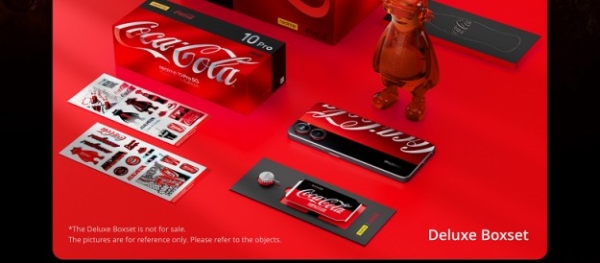 Представлений смартфон realme 10 Pro Coca-Cola Edition з багатою комплектацією та «унікальною» темою