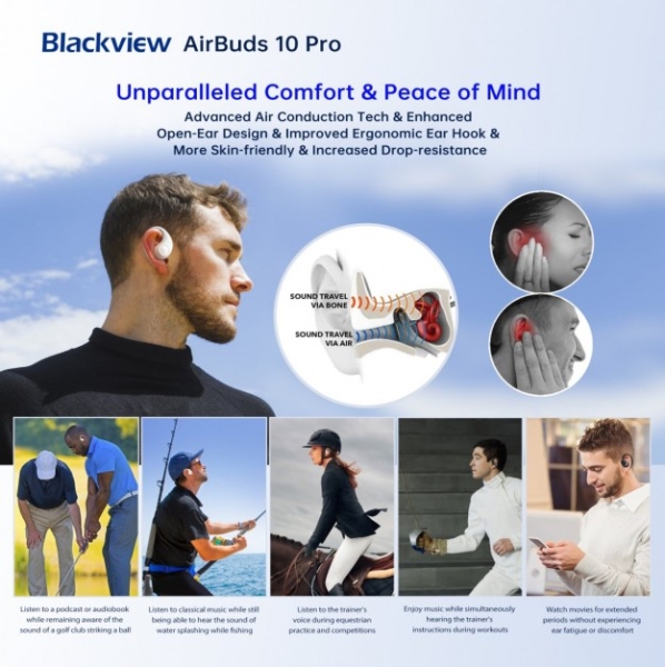 Blackview представляє два нових флагмани 2023 року: короля смартфонів Blackview BV9300 і ультракомфортні навушники AirBuds 10 Pro